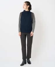 NHLAF88190 GIANNI LO GIUDICE(小さいサイズ)(メゾン ドゥ サンク) 裏起毛無地ハイテンションストレッチパンツ グレー