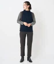 NHLAF88190 GIANNI LO GIUDICE(小さいサイズ)(メゾン ドゥ サンク) 裏起毛無地ハイテンションストレッチパンツ グレー