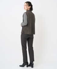 NHLAF88190 GIANNI LO GIUDICE(小さいサイズ)(メゾン ドゥ サンク) 裏起毛無地ハイテンションストレッチパンツ グレー