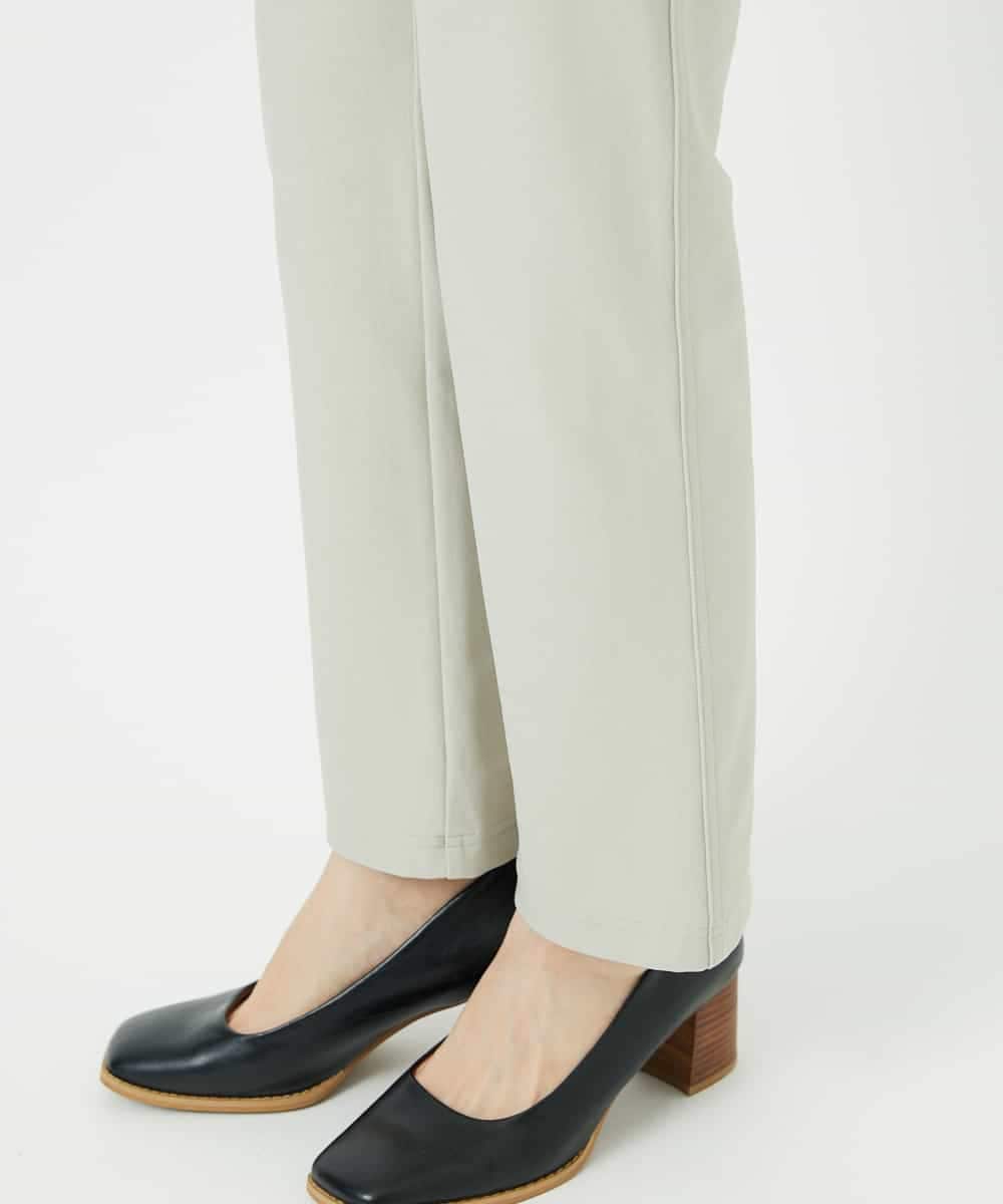 NHLAF88190 GIANNI LO GIUDICE(小さいサイズ)(メゾン ドゥ サンク) 裏起毛無地ハイテンションストレッチパンツ グレー