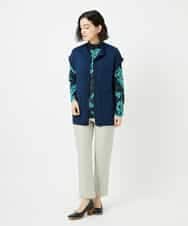 NHLAF88190 GIANNI LO GIUDICE(小さいサイズ)(メゾン ドゥ サンク) 裏起毛無地ハイテンションストレッチパンツ グレー