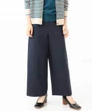NHLAI83210 GIANNI LO GIUDICE(小さいサイズ)(メゾン ドゥ サンク) [セットアップ対応]デニムジャージーセミワイドパンツ ネイビー