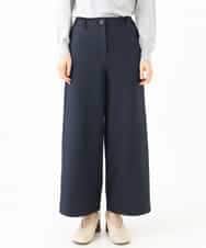 NHLAI83210 GIANNI LO GIUDICE(小さいサイズ)(メゾン ドゥ サンク) [セットアップ対応]デニムジャージーセミワイドパンツ ネイビー
