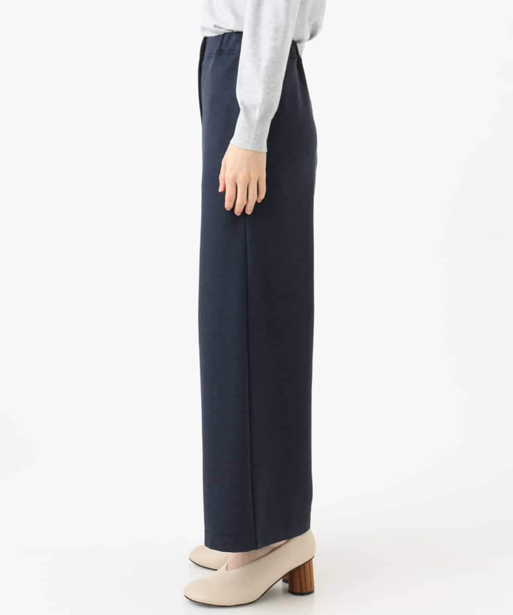 NHLAI83210 GIANNI LO GIUDICE(小さいサイズ)(メゾン ドゥ サンク) [セットアップ対応]デニムジャージーセミワイドパンツ ネイビー