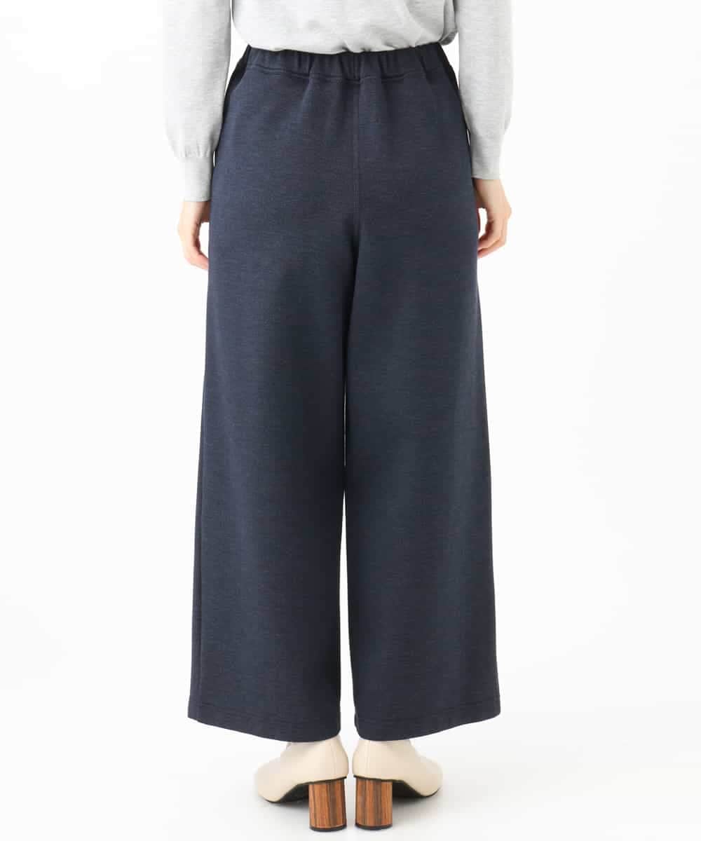 NHLAI83210 GIANNI LO GIUDICE(小さいサイズ)(メゾン ドゥ サンク) [セットアップ対応]デニムジャージーセミワイドパンツ ネイビー
