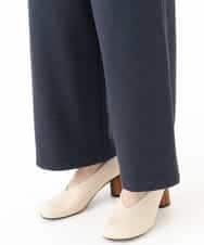 NHLAI83210 GIANNI LO GIUDICE(小さいサイズ)(メゾン ドゥ サンク) [セットアップ対応]デニムジャージーセミワイドパンツ ネイビー