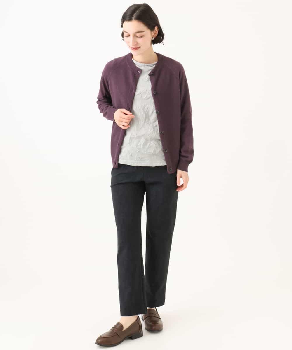 NHLAI84170 GIANNI LO GIUDICE(小さいサイズ)(メゾン ドゥ サンク) ツイル調ハイテンションストレッチパンツ ベージュ