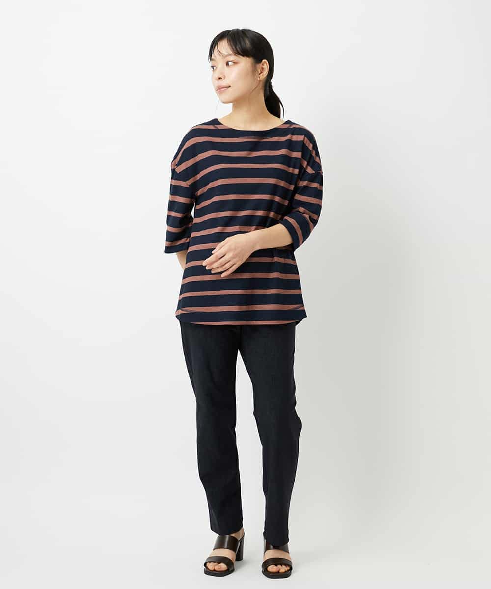 NHLAI84170 GIANNI LO GIUDICE(小さいサイズ)(メゾン ドゥ サンク) ツイル調ハイテンションストレッチパンツ ベージュ