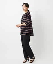 NHLAI84170 GIANNI LO GIUDICE(小さいサイズ)(メゾン ドゥ サンク) ツイル調ハイテンションストレッチパンツ ベージュ