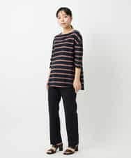 NHLAI84170 GIANNI LO GIUDICE(小さいサイズ)(メゾン ドゥ サンク) ツイル調ハイテンションストレッチパンツ ベージュ