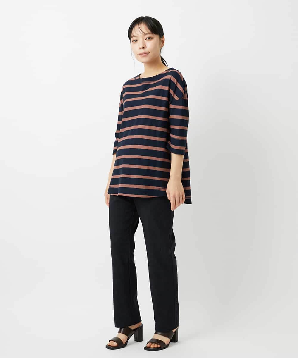 NHLAI84170 GIANNI LO GIUDICE(小さいサイズ)(メゾン ドゥ サンク) ツイル調ハイテンションストレッチパンツ ベージュ