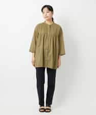 NHLAI84170 GIANNI LO GIUDICE(小さいサイズ)(メゾン ドゥ サンク) ツイル調ハイテンションストレッチパンツ ベージュ