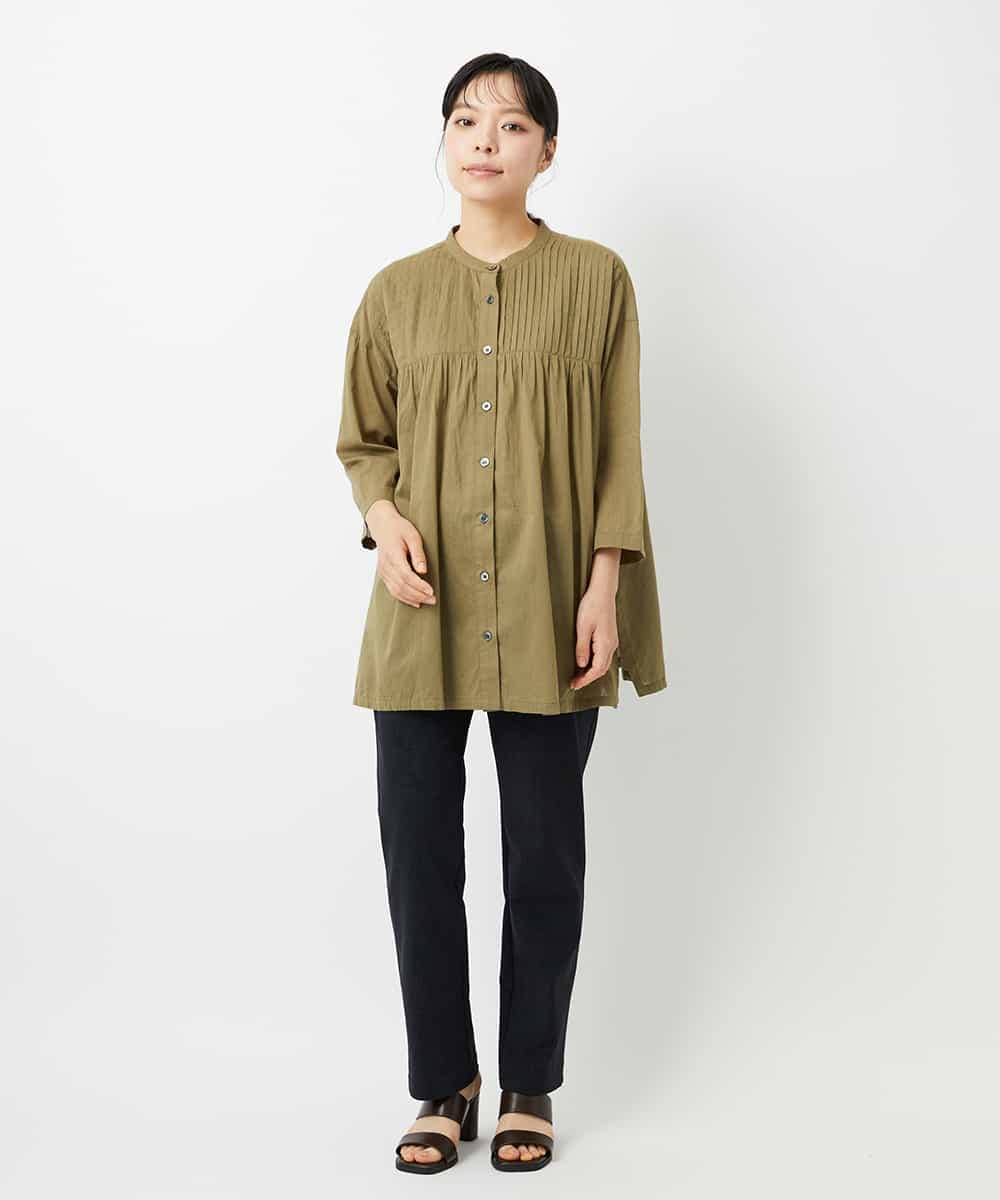 NHLAI84170 GIANNI LO GIUDICE(小さいサイズ)(メゾン ドゥ サンク) ツイル調ハイテンションストレッチパンツ ベージュ