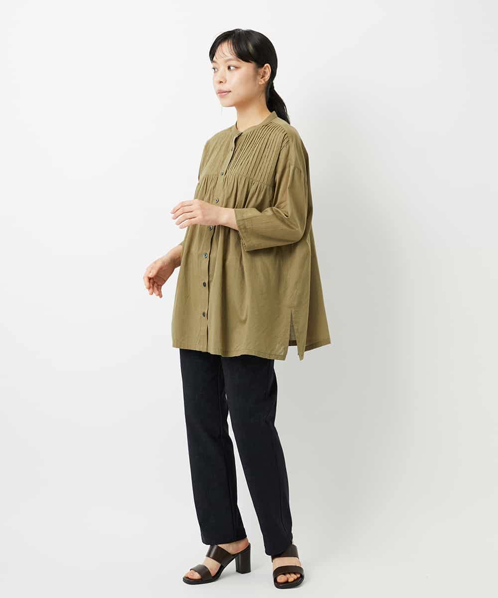 NHLAI84170 GIANNI LO GIUDICE(小さいサイズ)(メゾン ドゥ サンク) ツイル調ハイテンションストレッチパンツ ベージュ