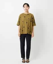 NHLAI84170 GIANNI LO GIUDICE(小さいサイズ)(メゾン ドゥ サンク) ツイル調ハイテンションストレッチパンツ ベージュ