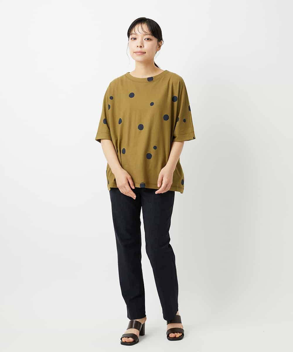 NHLAI84170 GIANNI LO GIUDICE(小さいサイズ)(メゾン ドゥ サンク) ツイル調ハイテンションストレッチパンツ ベージュ