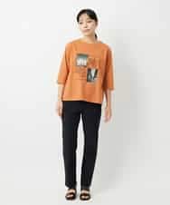 NHLAI84170 GIANNI LO GIUDICE(小さいサイズ)(メゾン ドゥ サンク) ツイル調ハイテンションストレッチパンツ ベージュ