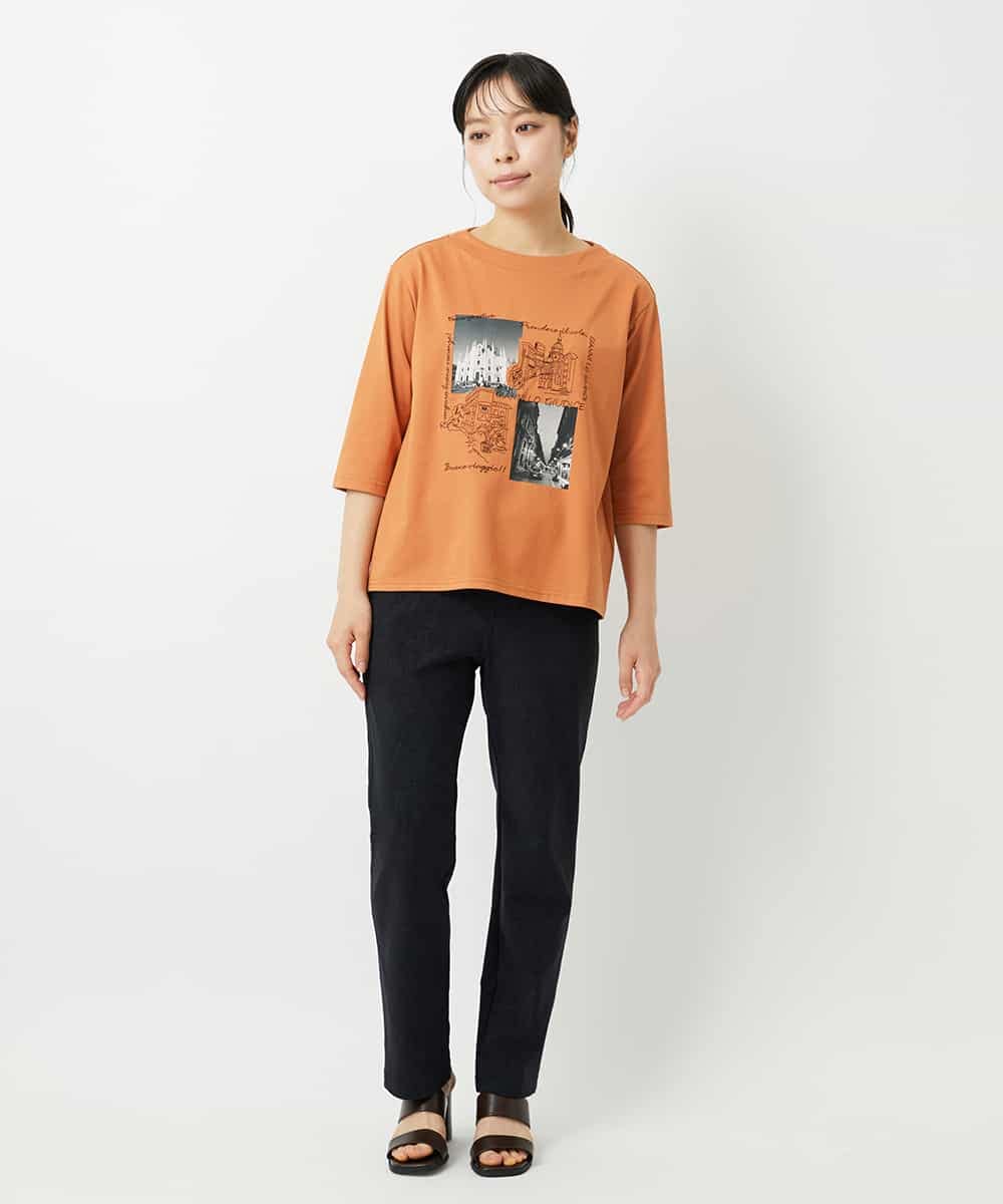 NHLAI84170 GIANNI LO GIUDICE(小さいサイズ)(メゾン ドゥ サンク) ツイル調ハイテンションストレッチパンツ ベージュ