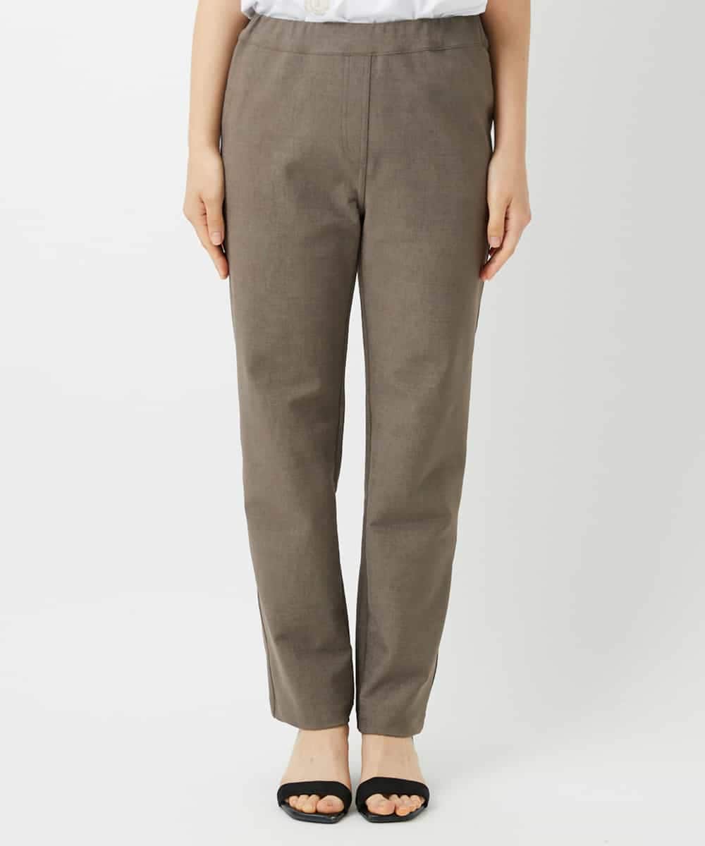 NHLAI84170 GIANNI LO GIUDICE(小さいサイズ)(メゾン ドゥ サンク) ツイル調ハイテンションストレッチパンツ ベージュ