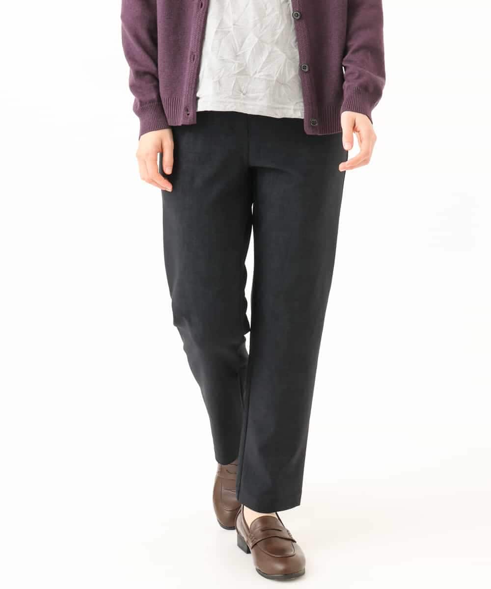 NHLAI84170 GIANNI LO GIUDICE(小さいサイズ)(メゾン ドゥ サンク) ツイル調ハイテンションストレッチパンツ ブラック