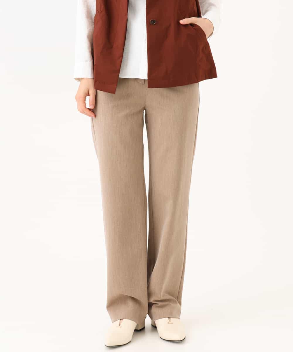 NHLAI85180 GIANNI LO GIUDICE(小さいサイズ)(メゾン ドゥ サンク) [新色追加]アウトファーストストレートパンツ ベージュ