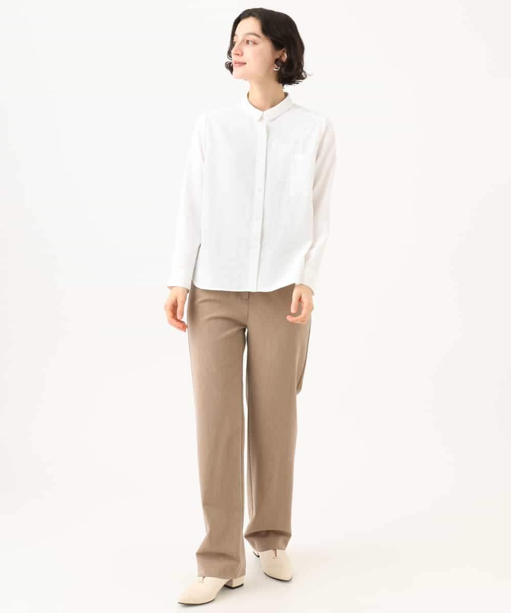 NHLAI85180 GIANNI LO GIUDICE(小さいサイズ)(メゾン ドゥ サンク) [新色追加]アウトファーストストレートパンツ ベージュ