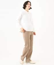 NHLAI85180 GIANNI LO GIUDICE(小さいサイズ)(メゾン ドゥ サンク) [新色追加]アウトファーストストレートパンツ ベージュ