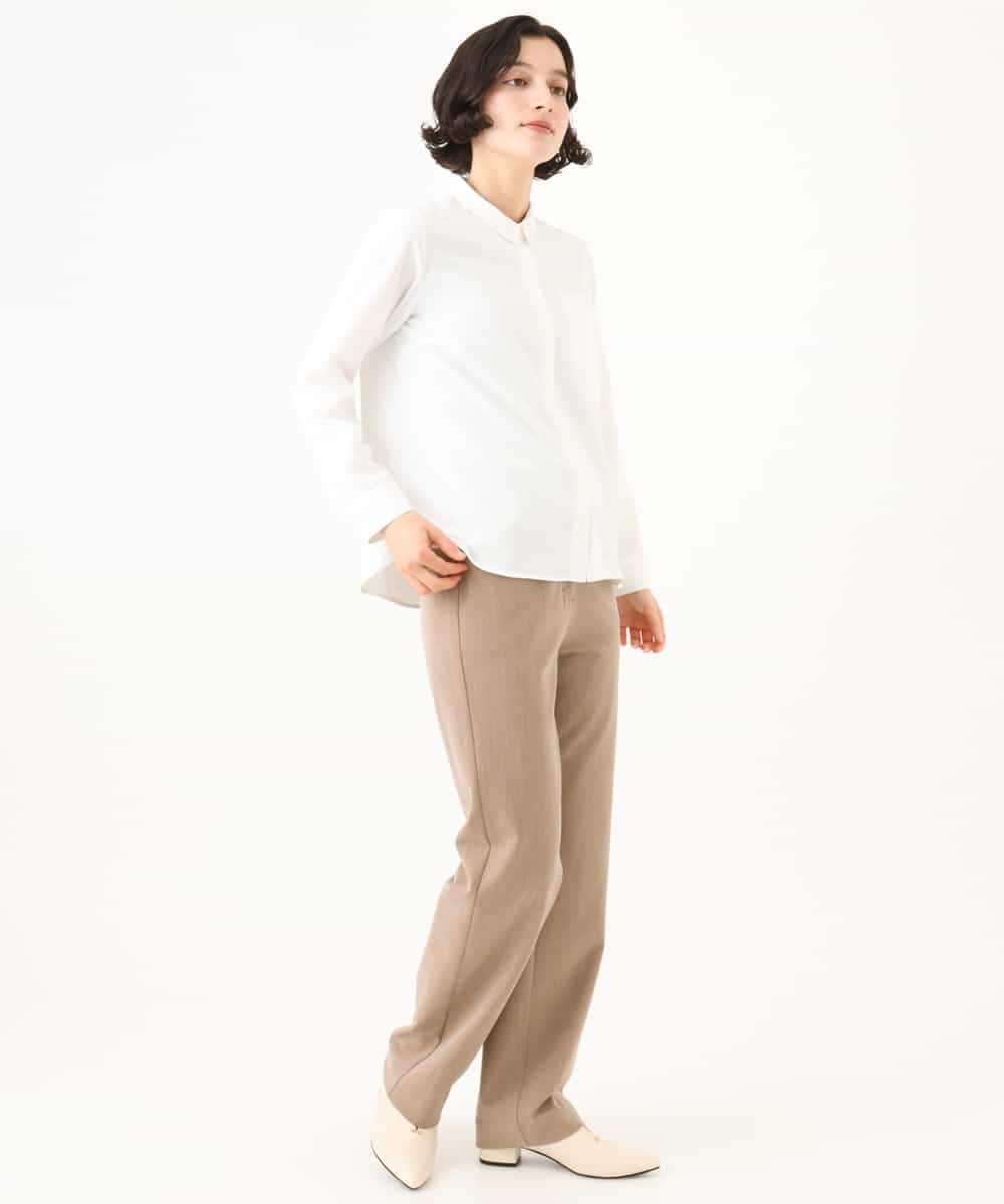 NHLAI85180 GIANNI LO GIUDICE(小さいサイズ)(メゾン ドゥ サンク) [新色追加]アウトファーストストレートパンツ ベージュ