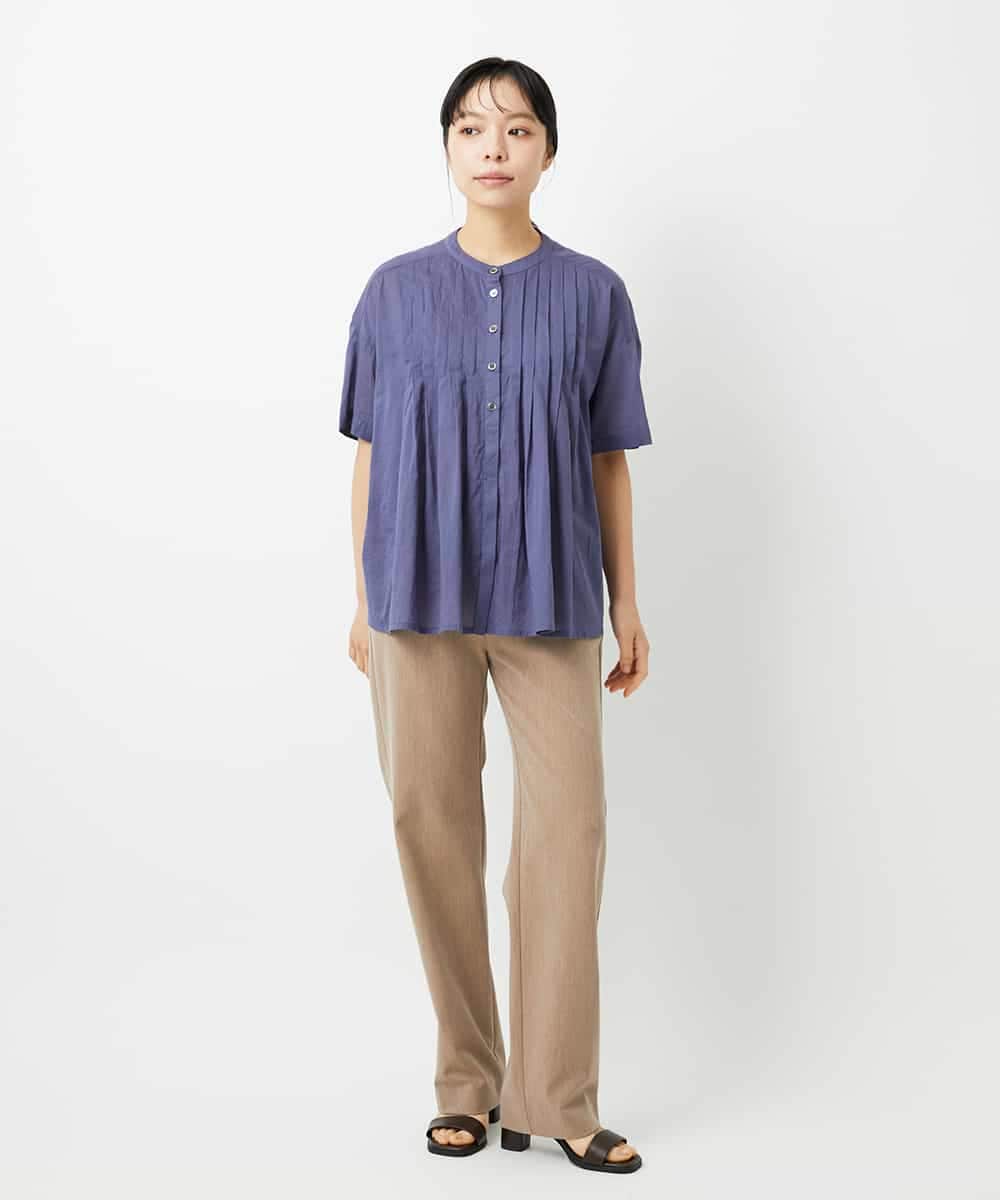 NHLAI85180 GIANNI LO GIUDICE(小さいサイズ)(メゾン ドゥ サンク) [新色追加]アウトファーストストレートパンツ ベージュ