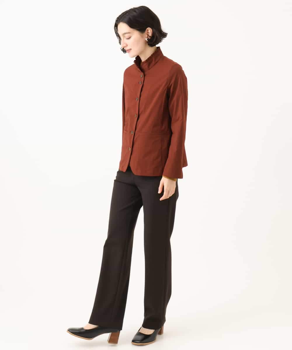 NHLAI85180 GIANNI LO GIUDICE(小さいサイズ)(メゾン ドゥ サンク) [新色追加]アウトファーストストレートパンツ ベージュ