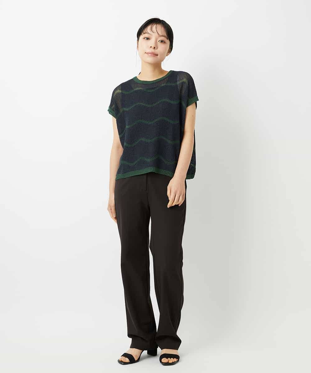 NHLAI85180 GIANNI LO GIUDICE(小さいサイズ)(メゾン ドゥ サンク) [新色追加]アウトファーストストレートパンツ ベージュ