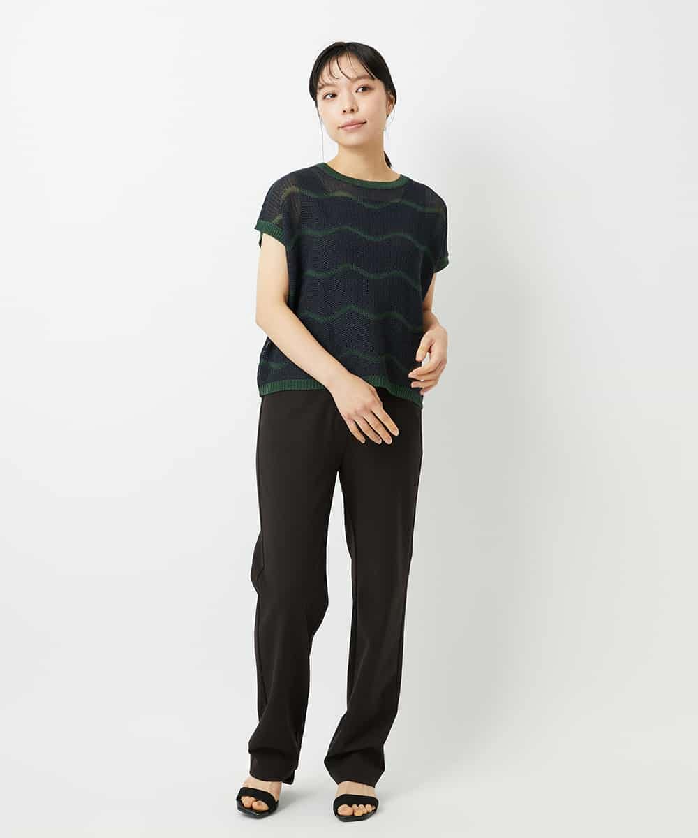 NHLAI85180 GIANNI LO GIUDICE(小さいサイズ)(メゾン ドゥ サンク) [新色追加]アウトファーストストレートパンツ ベージュ