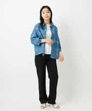 NHLAI85180 GIANNI LO GIUDICE(小さいサイズ)(メゾン ドゥ サンク) [新色追加]アウトファーストストレートパンツ ベージュ