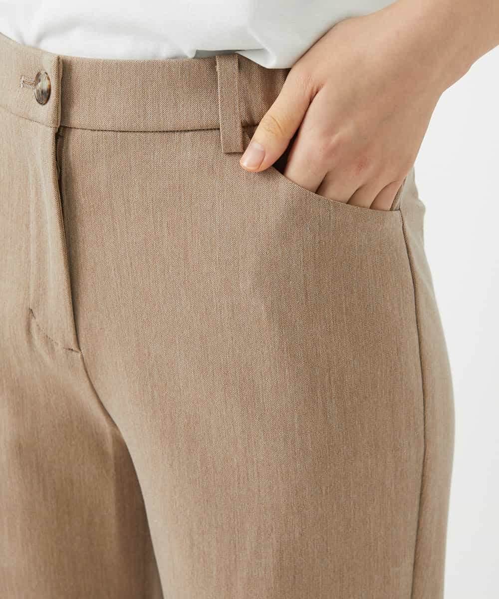 NHLAI85180 GIANNI LO GIUDICE(小さいサイズ)(メゾン ドゥ サンク) [新色追加]アウトファーストストレートパンツ ベージュ