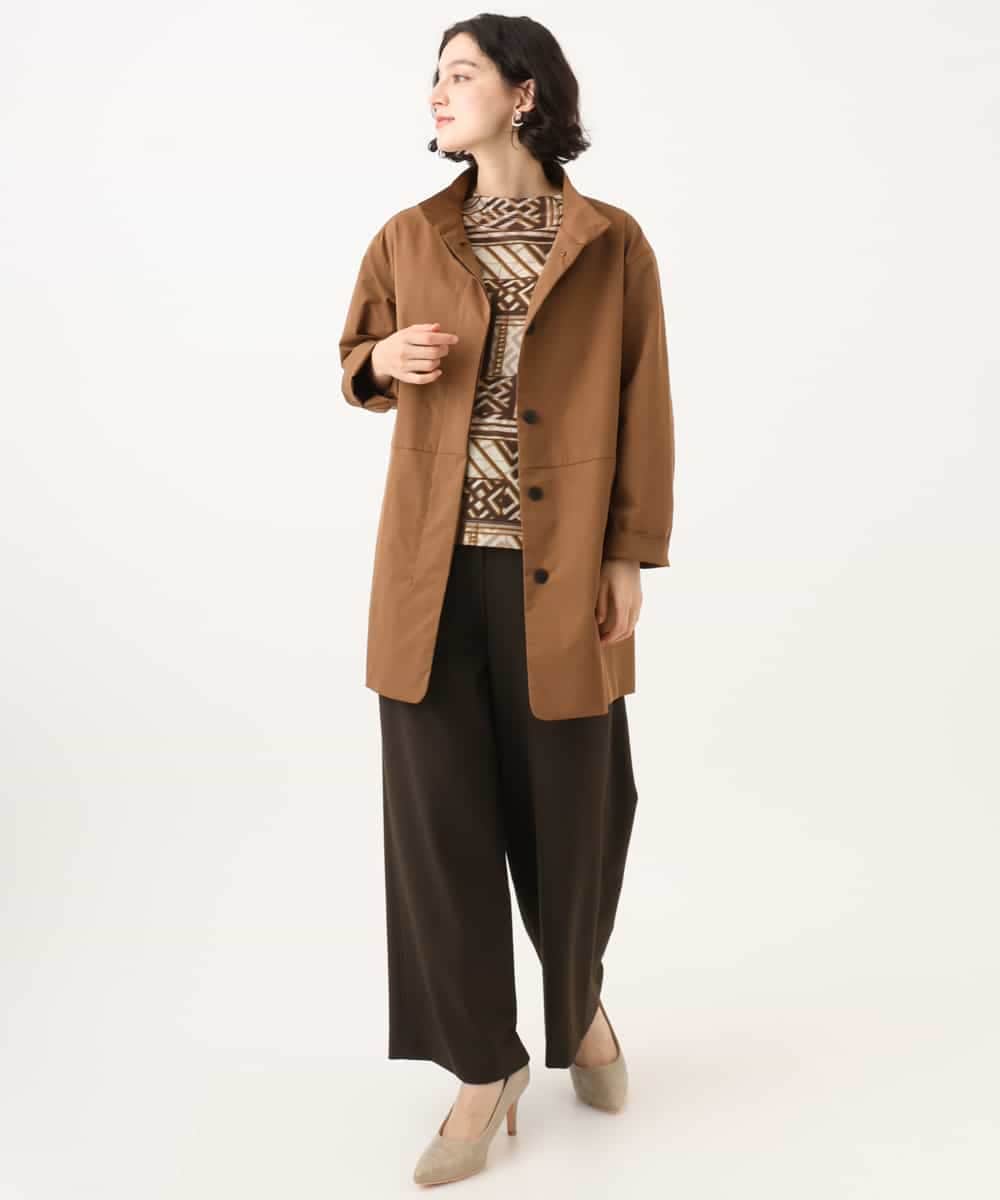 NHLAI89210 GIANNI LO GIUDICE(小さいサイズ)(メゾン ドゥ サンク) [セットアップ対応]チェック柄ワイドストレートパンツ グレー