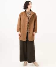 NHLAI89210 GIANNI LO GIUDICE(小さいサイズ)(メゾン ドゥ サンク) [セットアップ対応]チェック柄ワイドストレートパンツ グレー