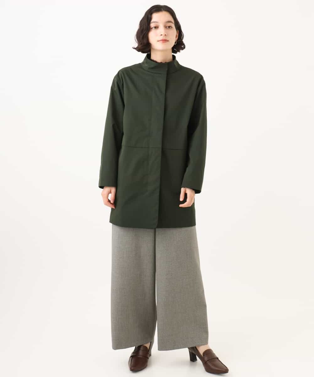 NHLAI89210 GIANNI LO GIUDICE(小さいサイズ)(メゾン ドゥ サンク) [セットアップ対応]チェック柄ワイドストレートパンツ グレー