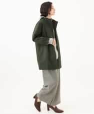NHLAI89210 GIANNI LO GIUDICE(小さいサイズ)(メゾン ドゥ サンク) [セットアップ対応]チェック柄ワイドストレートパンツ グレー