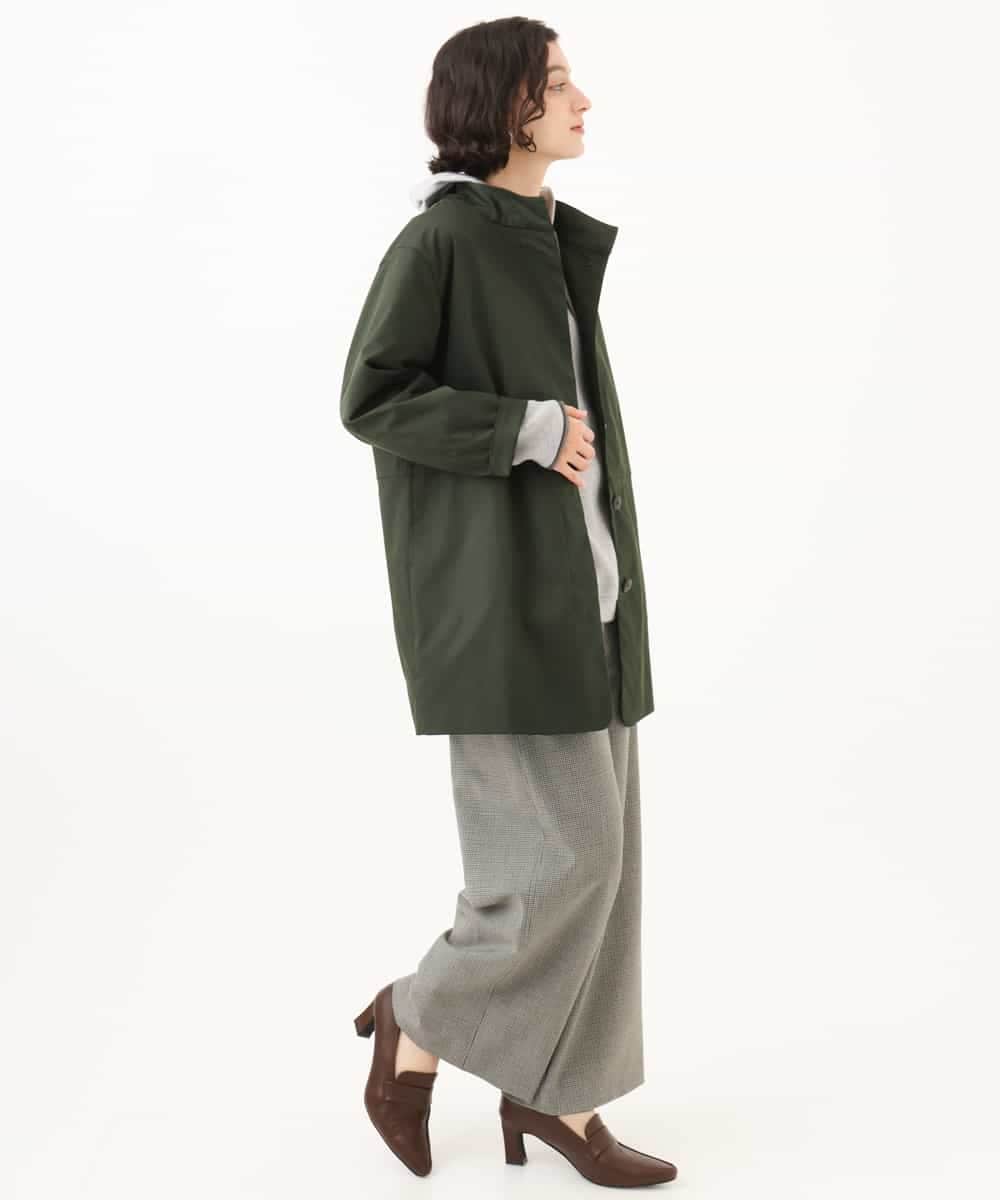 NHLAI89210 GIANNI LO GIUDICE(小さいサイズ)(メゾン ドゥ サンク) [セットアップ対応]チェック柄ワイドストレートパンツ グレー