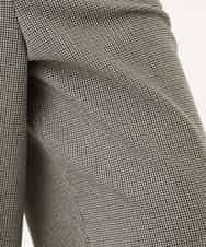 NHLAI89210 GIANNI LO GIUDICE(小さいサイズ)(メゾン ドゥ サンク) [セットアップ対応]チェック柄ワイドストレートパンツ グレー