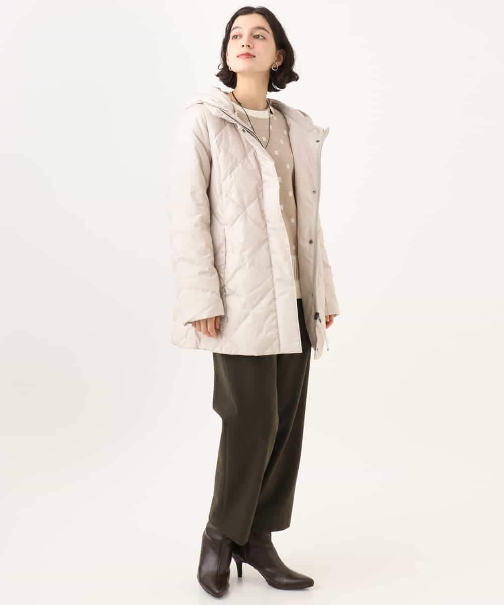NHLAI90210 GIANNI LO GIUDICE(小さいサイズ)(メゾン ドゥ サンク) ウォーミットツイル2WAYストレッチパンツ ベージュ