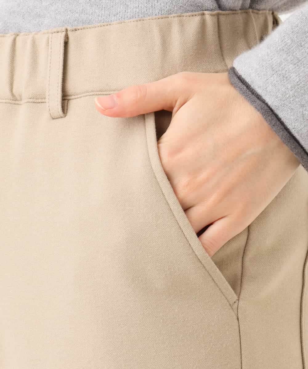 NHLAI90210 GIANNI LO GIUDICE(小さいサイズ)(メゾン ドゥ サンク) ウォーミットツイル2WAYストレッチパンツ ベージュ