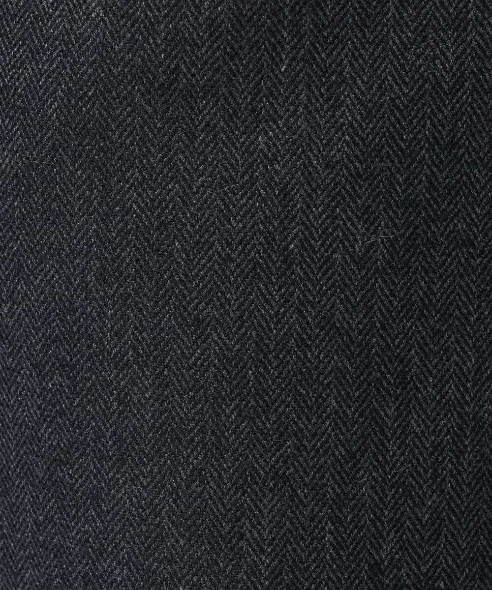 NHLAI91200 GIANNI LO GIUDICE(小さいサイズ)(メゾン ドゥ サンク) ヘリンボーンストレートパンツ ベージュ