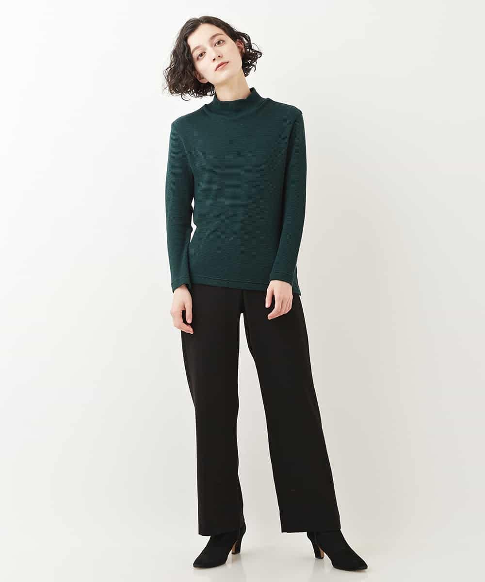 NHLAP05190 GIANNI LO GIUDICE(小さいサイズ)(メゾン ドゥ サンク) ストレッチギャバストレートパンツ ベージュ