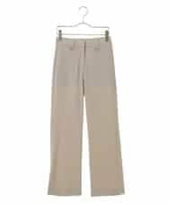 NHLAP05190 GIANNI LO GIUDICE(小さいサイズ)(メゾン ドゥ サンク) ストレッチギャバストレートパンツ ベージュ