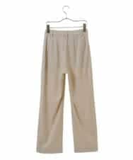 NHLAP05190 GIANNI LO GIUDICE(小さいサイズ)(メゾン ドゥ サンク) ストレッチギャバストレートパンツ ベージュ
