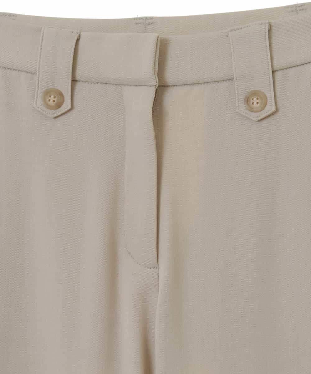 NHLAP05190 GIANNI LO GIUDICE(小さいサイズ)(メゾン ドゥ サンク) ストレッチギャバストレートパンツ ベージュ