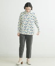 NHLAS36250 GIANNI LO GIUDICE(小さいサイズ)(メゾン ドゥ サンク) 別珍ストレッチテーパードパンツ ベージュ
