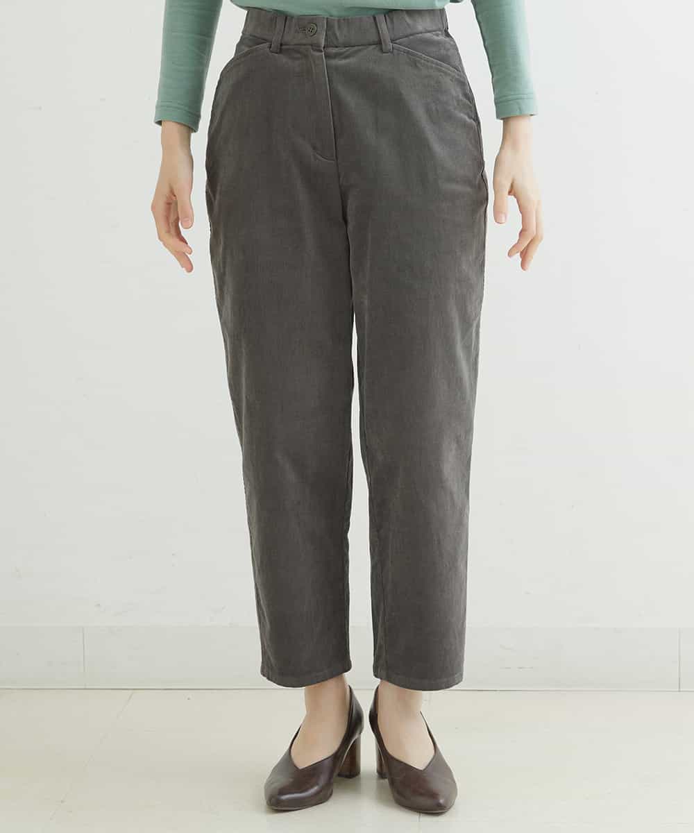 NHLAS36250 GIANNI LO GIUDICE(小さいサイズ)(メゾン ドゥ サンク) 別珍ストレッチテーパードパンツ ベージュ