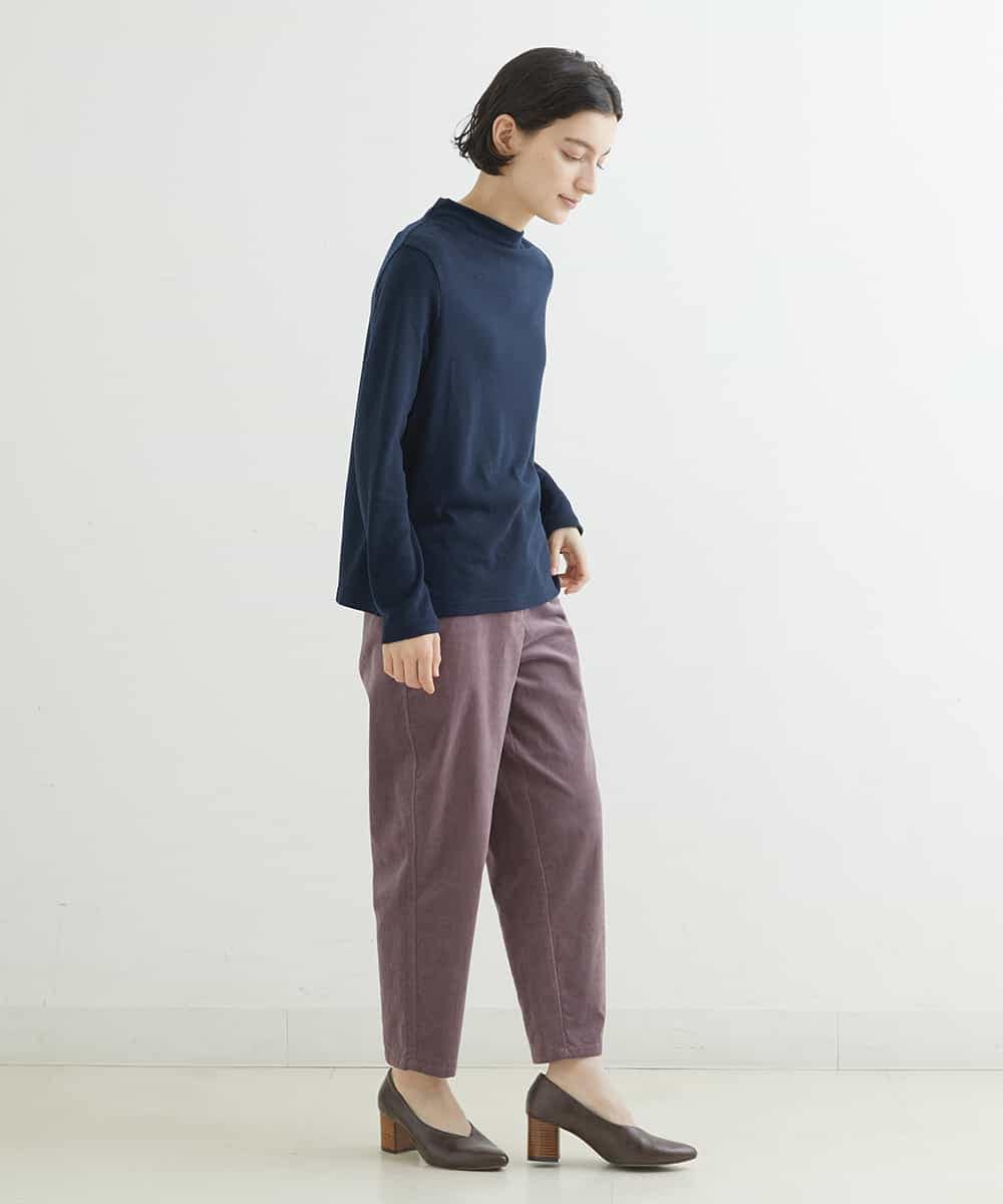 NHLAS36250 GIANNI LO GIUDICE(小さいサイズ)(メゾン ドゥ サンク) 別珍ストレッチテーパードパンツ ベージュ